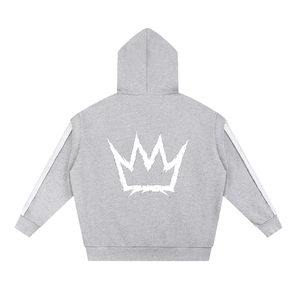 Krowned Wolf Zip Hoodie