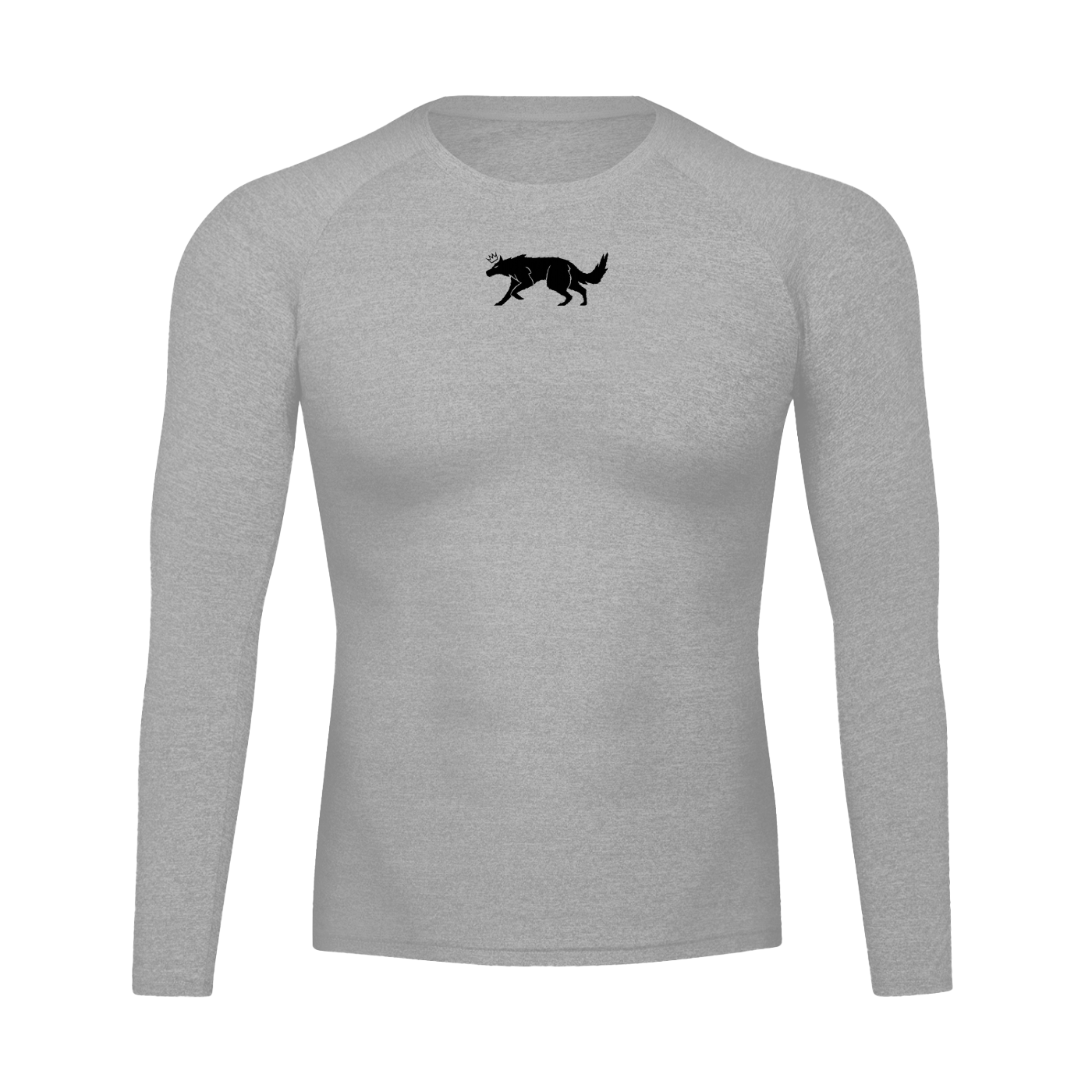Krowned Wolf Gym Long Sleeve T-Shirt