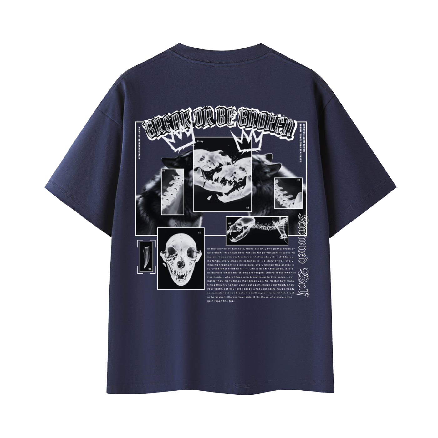 Krowned Wolf X-ray T-Shirt
