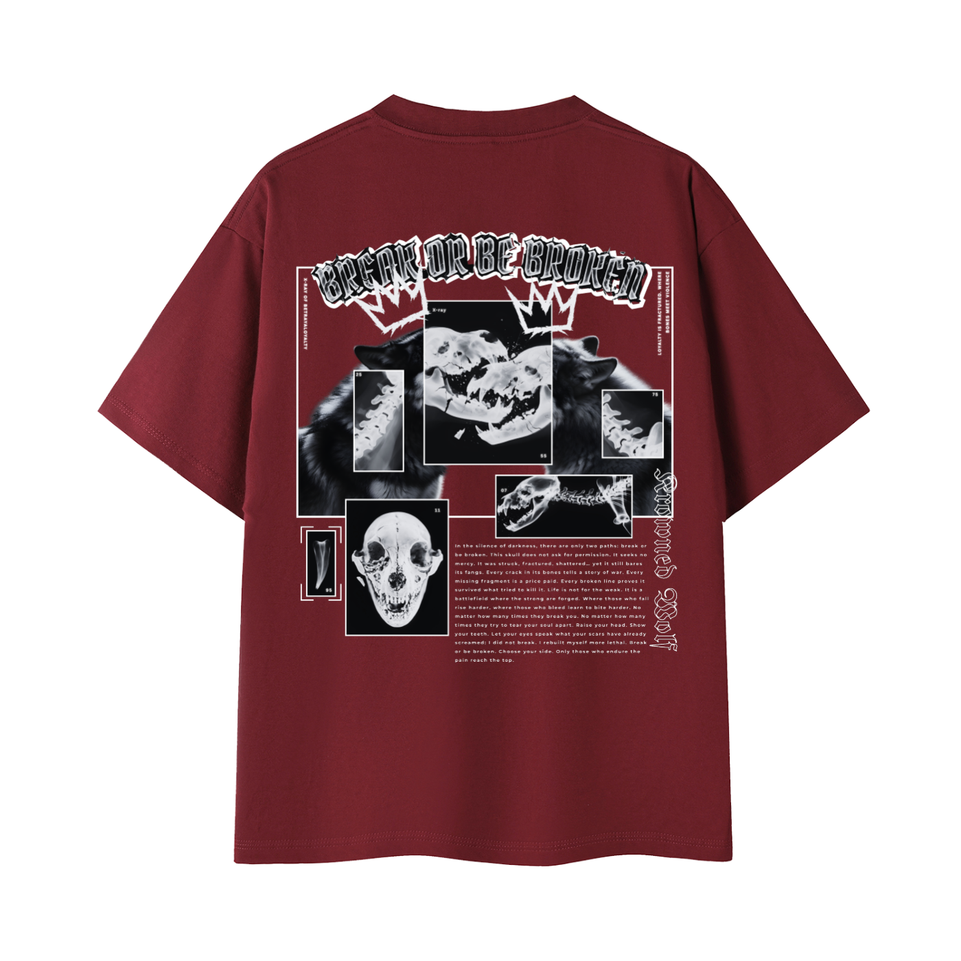 Krowned Wolf X-ray T-Shirt