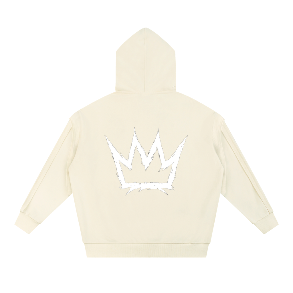 Krowned Wolf Zip Hoodie