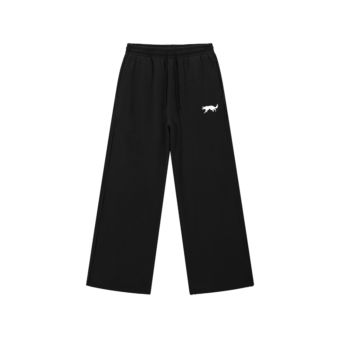 Snow Washed Raw Edge Sweatpants
